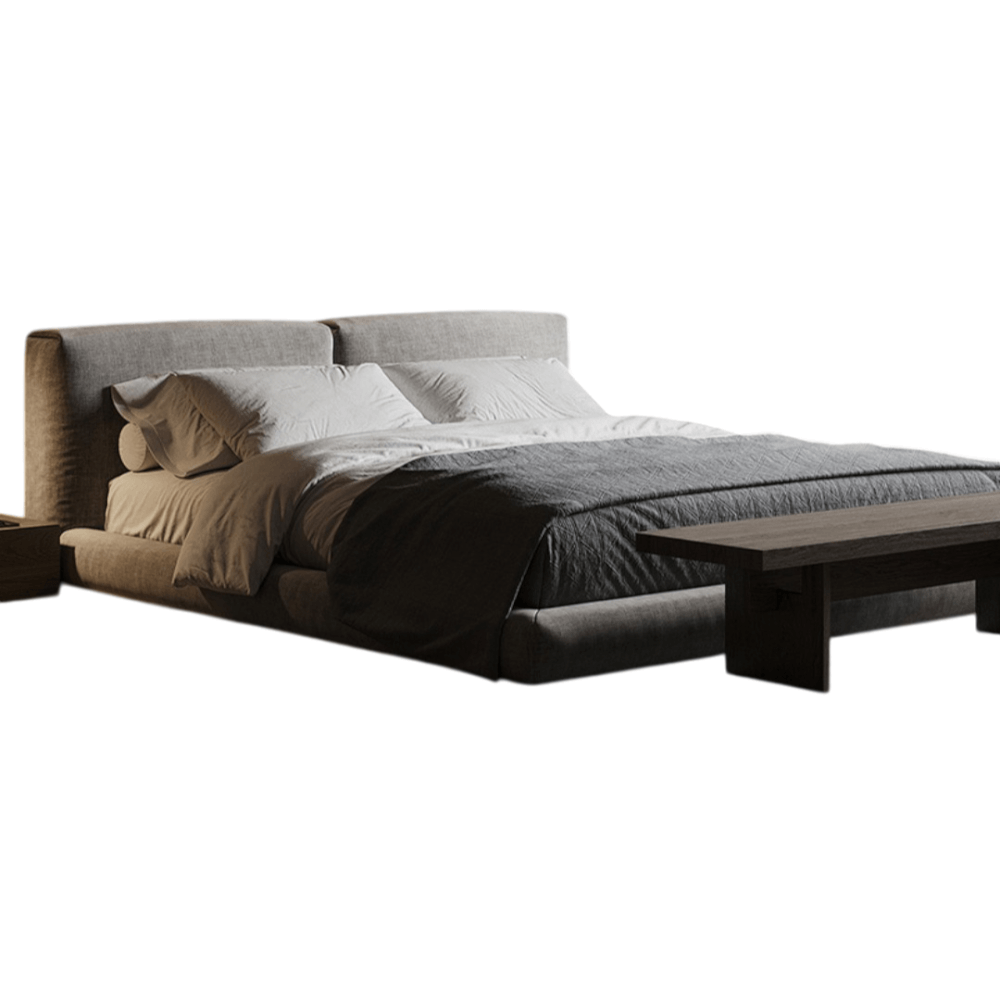 เตียงนอน Mjhomedesigns DC738 6 ft: L196xW230xH80 cm